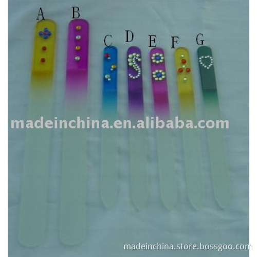 Glass Nail Files with Diamonds